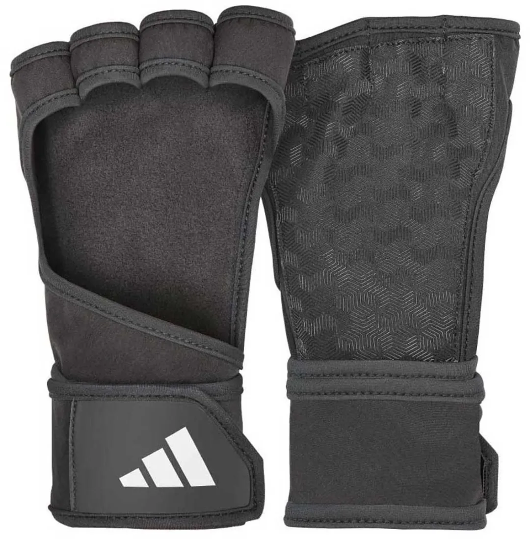 Adidas Fitness Open Back Trainingshandschoenen - Zwart/Grijs XS