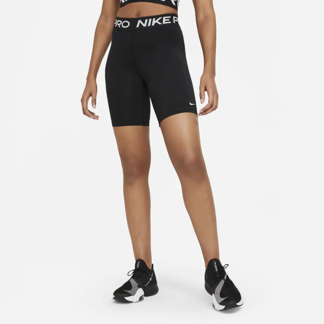 Nike Pro 365 8IN Sportbroek Dames - Maat L - Zwart