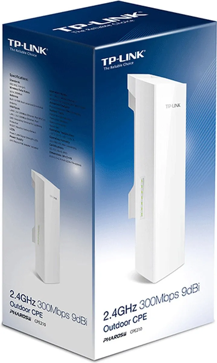 TP-Link CPE210 Outdoor Access Point - Wit