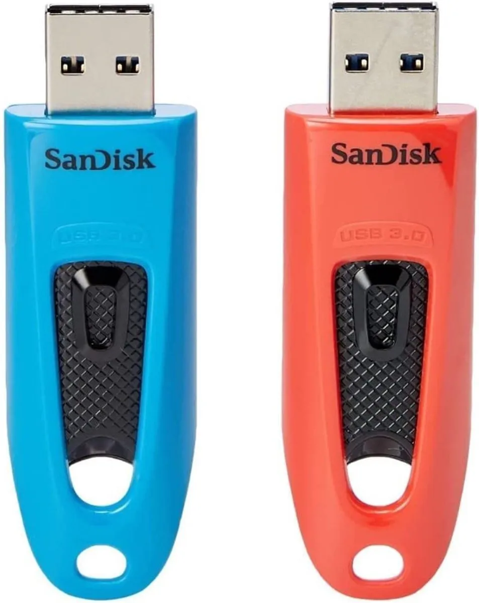 SanDisk Ultra 64GB USB 3.0 Blauw/Rood