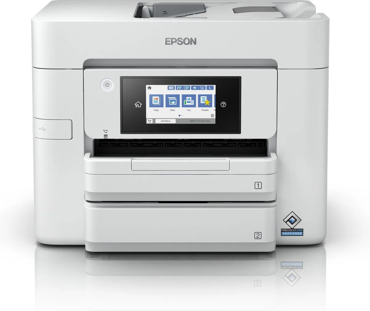 Epson WorkForce Pro WF-C4810DTWF Printer Wit - 2 Laden 500 Vel