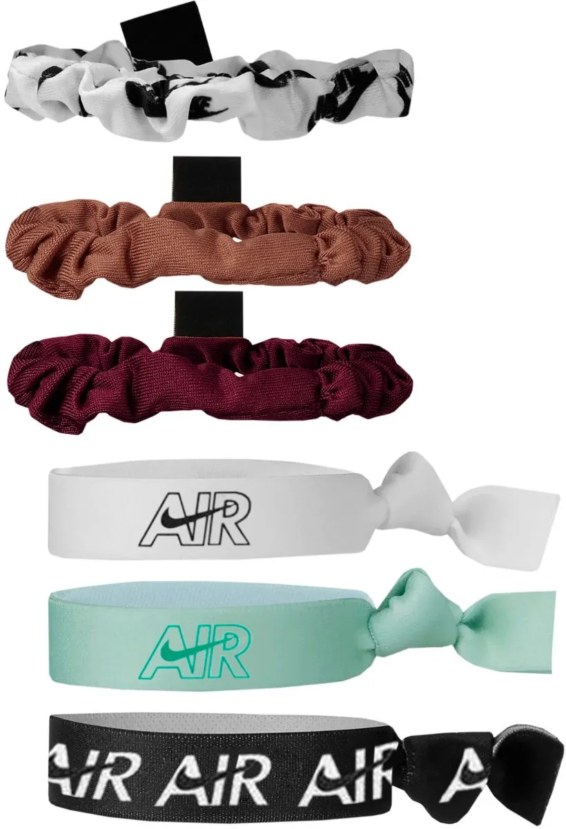 Nike Gumki Do Haar Ponytail Holders 6 Stuks
