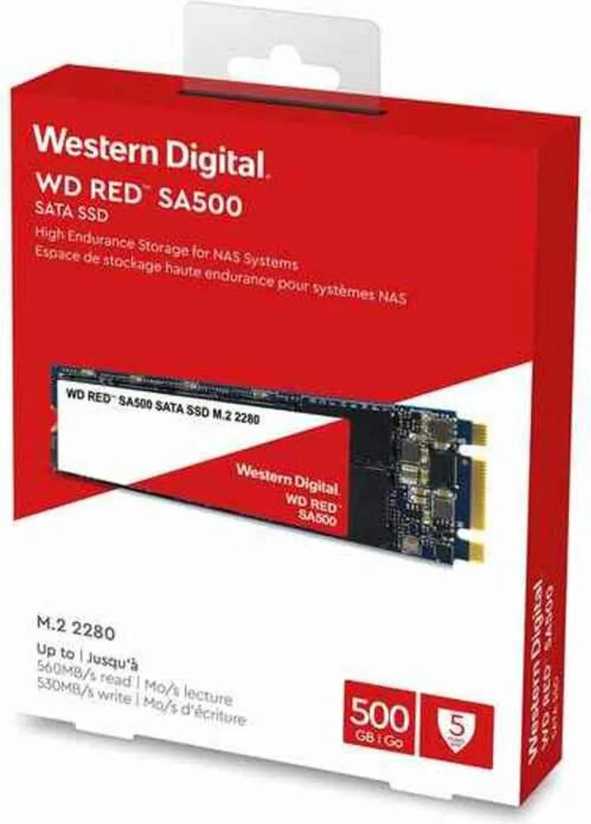 Western Digital Red SA500 WDS500G1R0B SSD M.2 - 500GB - afbeelding 6 van 6