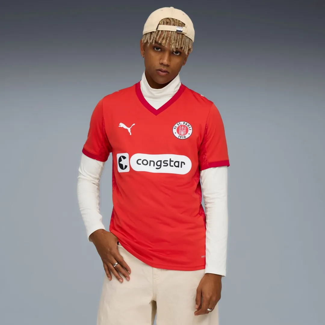 PUMA FC St. Pauli 2025/26 Shirt - M - Rood