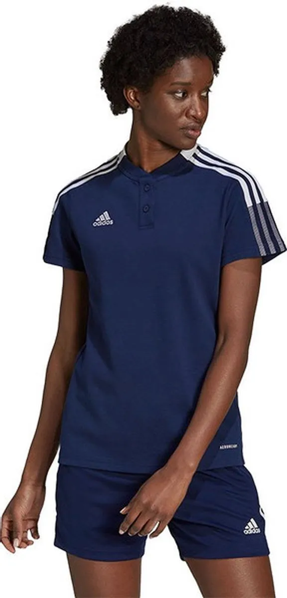 Adidas Tiro 21 Polo Dames XS - Marine