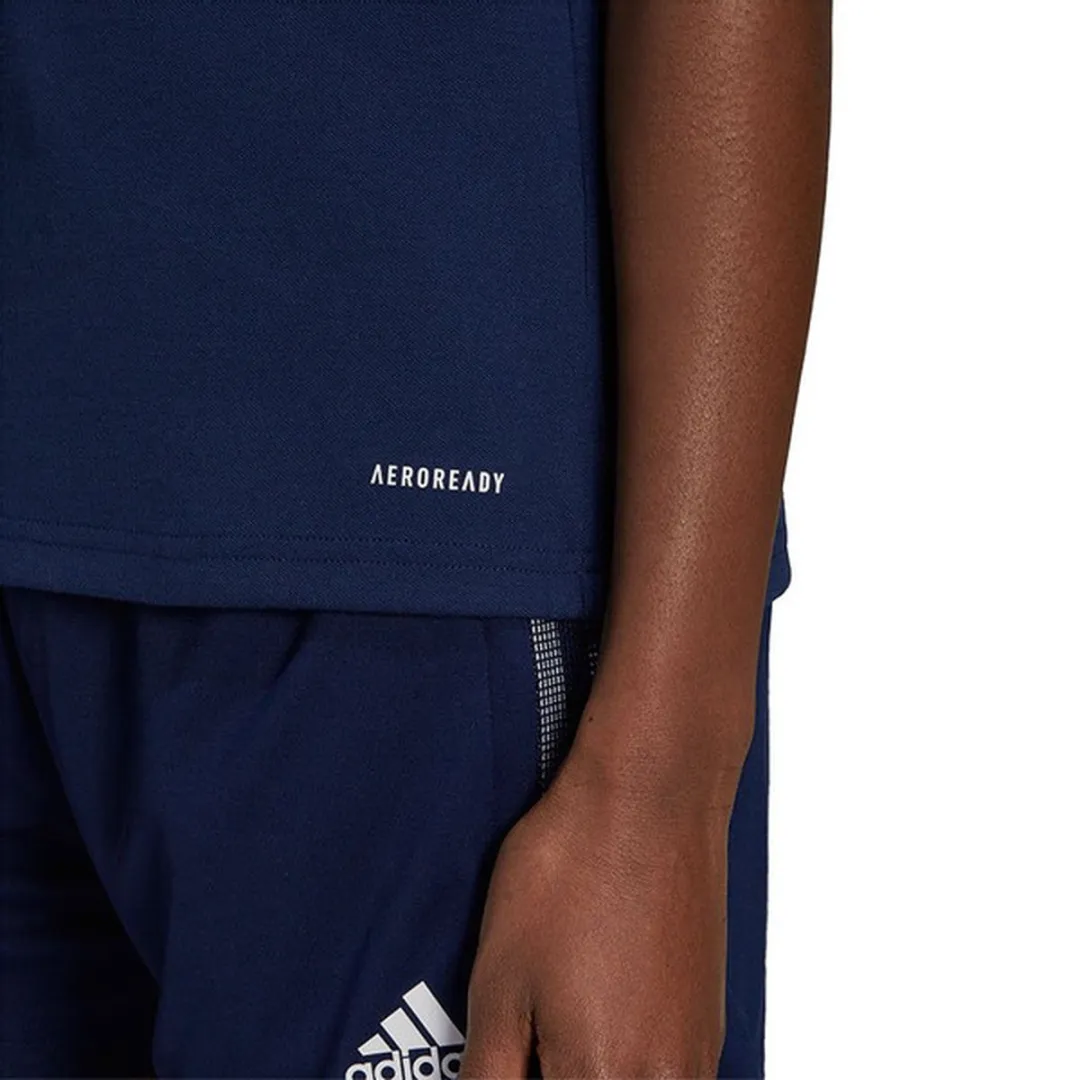 Adidas Tiro 21 Polo Dames XS - Marine