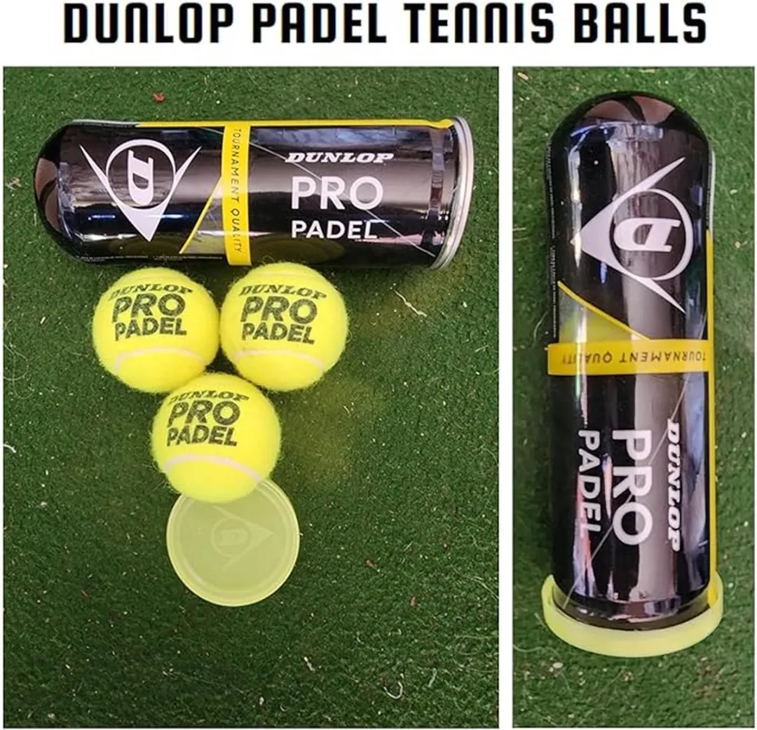 Dunlop Pro Padelballen - 6 Stuks (2x3) - Geel
