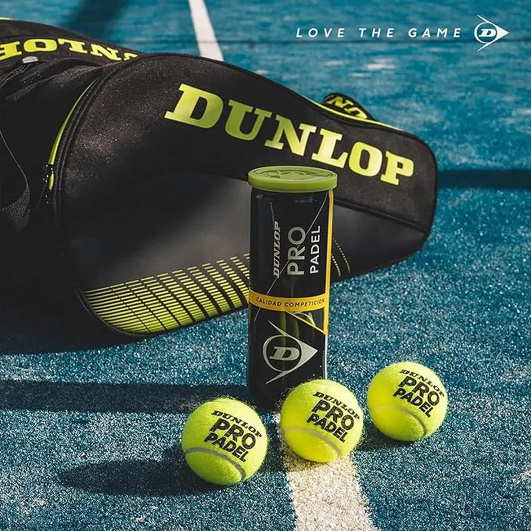 Dunlop Pro Padelballen - 6 Stuks (2x3) - Geel