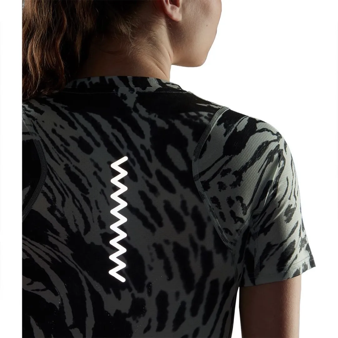 Adidas Fast AOP T-shirt - M - Groen
