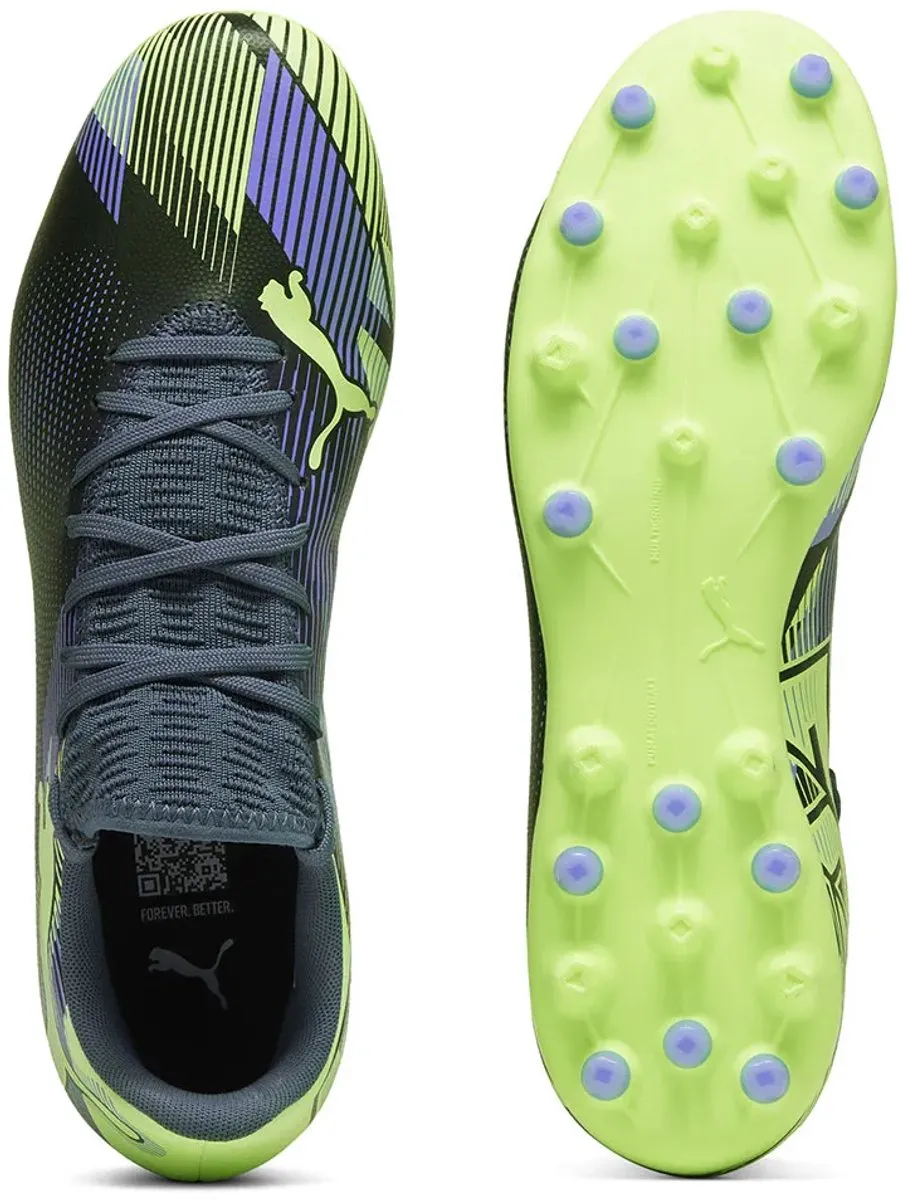 PUMA Future 7 Play Mg Voetbalschoenen 44.5 - Blauw/Zwart