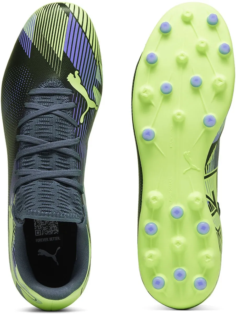 PUMA Future 7 Play Mg Voetbalschoenen 44.5 - Blauw/Zwart