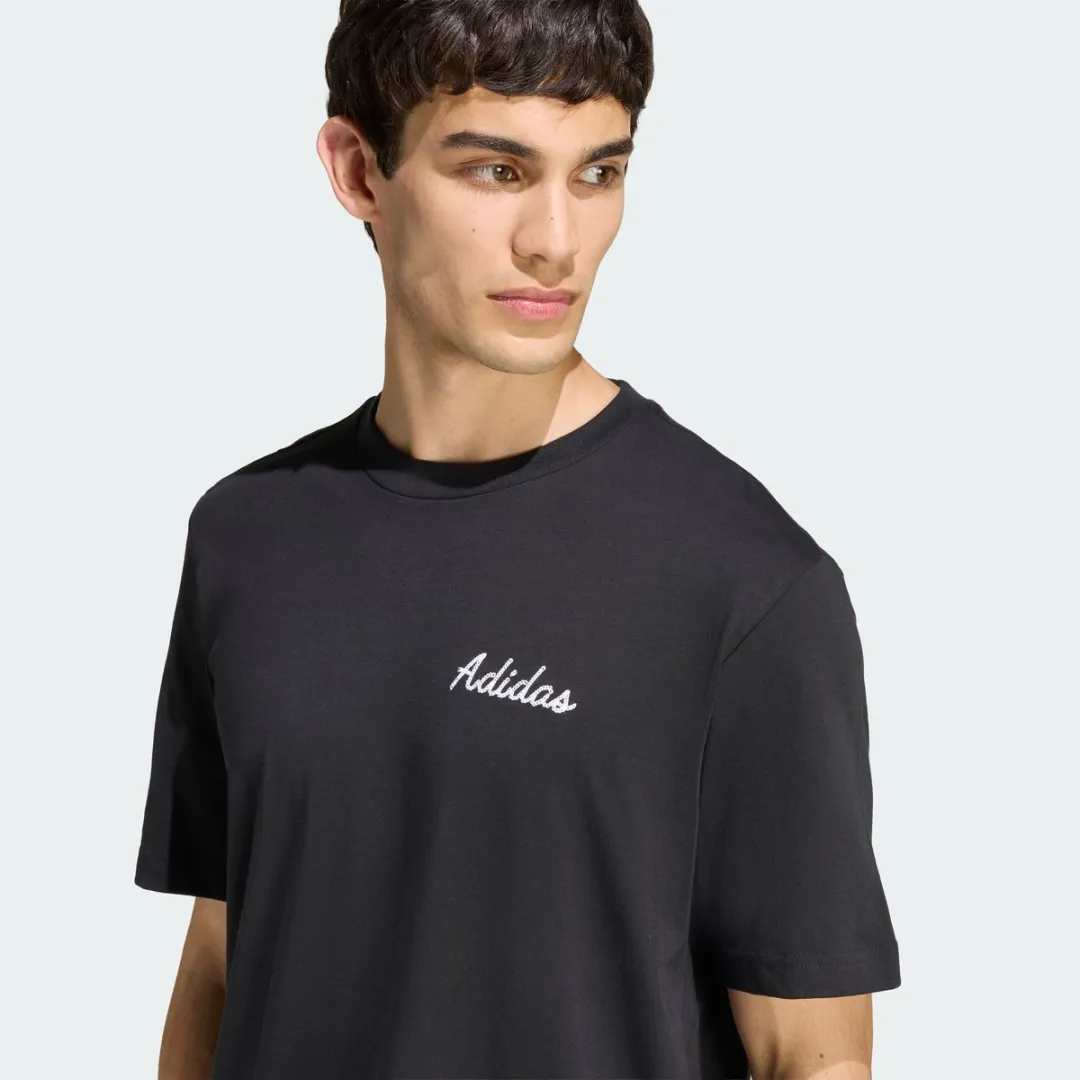 adidas Novelty Bowl Graphic T-shirt Zwart