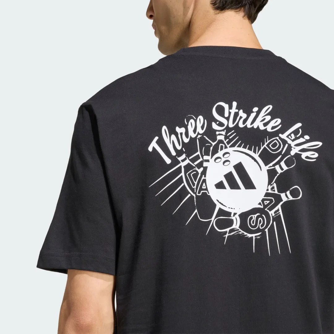 adidas Novelty Bowl Graphic T-shirt Zwart