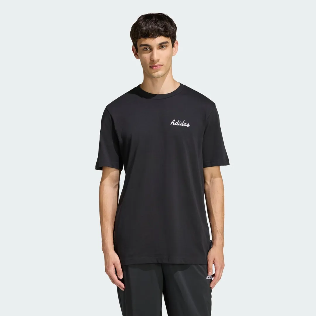adidas Novelty Bowl Graphic T-shirt Zwart - afbeelding 6 van 6