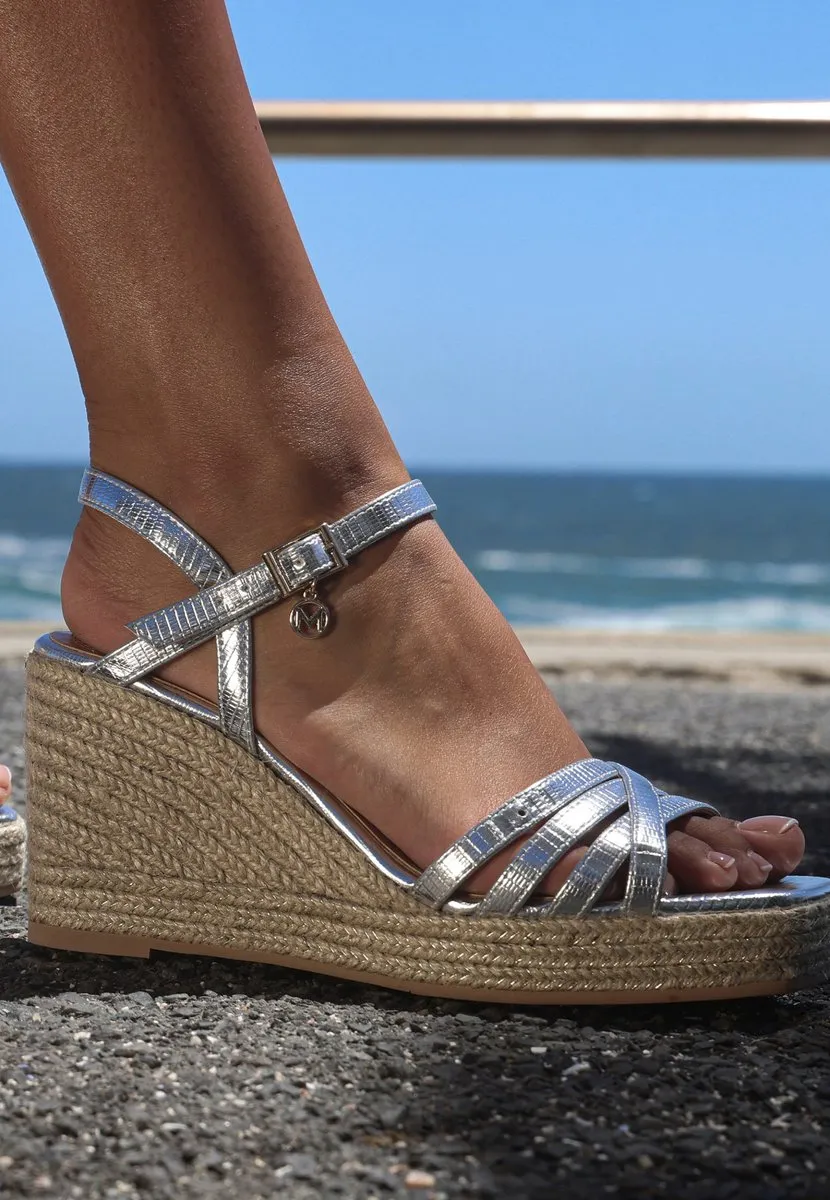 Mexx Noemi Pakina Dames Sandalen - Zilver - Maat 41