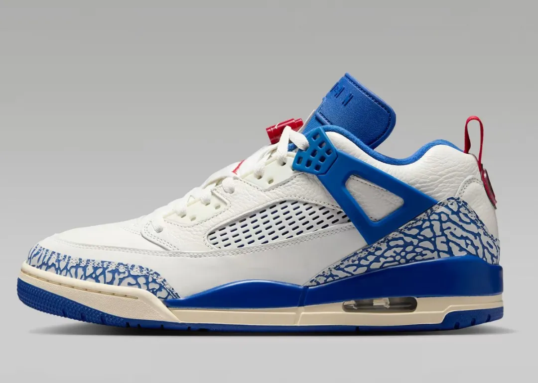 Nike Jordan Spizike Low Herenschoenen 44,5 - Wit/Blauw