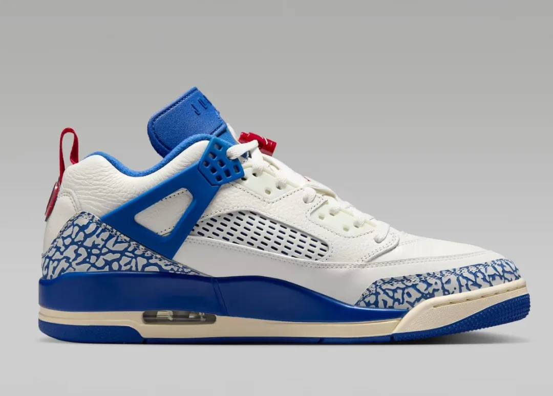 Nike Jordan Spizike Low Herenschoenen 44,5 - Wit/Blauw