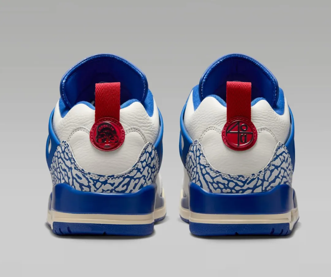 Nike Jordan Spizike Low Herenschoenen 44,5 - Wit/Blauw