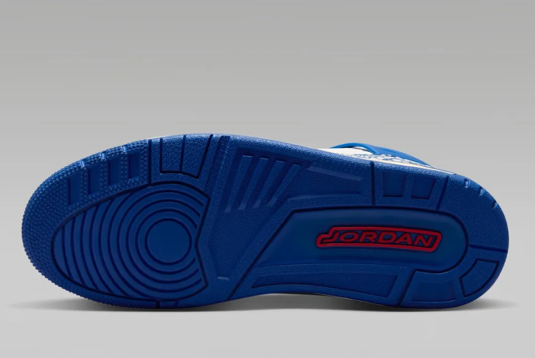 Nike Jordan Spizike Low Herenschoenen 44,5 - Wit/Blauw