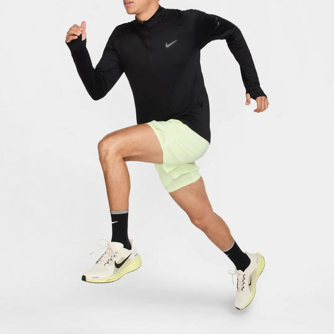 Nike Stride Dri-FIT Half-Zip Hardloopshirt Heren XXL - Zwart