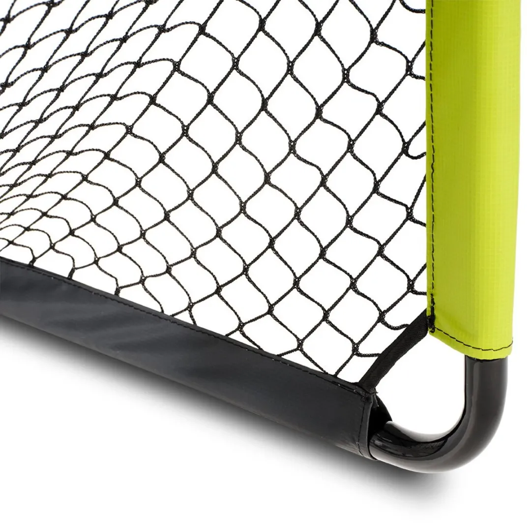 EXIT Tempo Voetbaldoel 90x60cm - 2 Stuks - Groen/Zwart