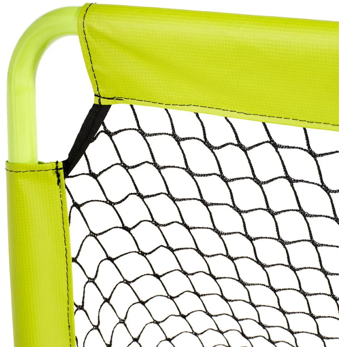 EXIT Tempo Voetbaldoel 90x60cm - 2 Stuks - Groen/Zwart