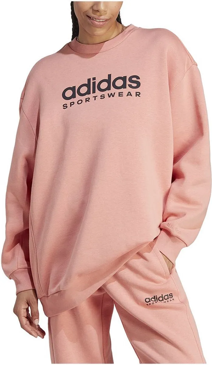 Adidas All Szn Fleece Graphic Sweatshirt - Oranje XS