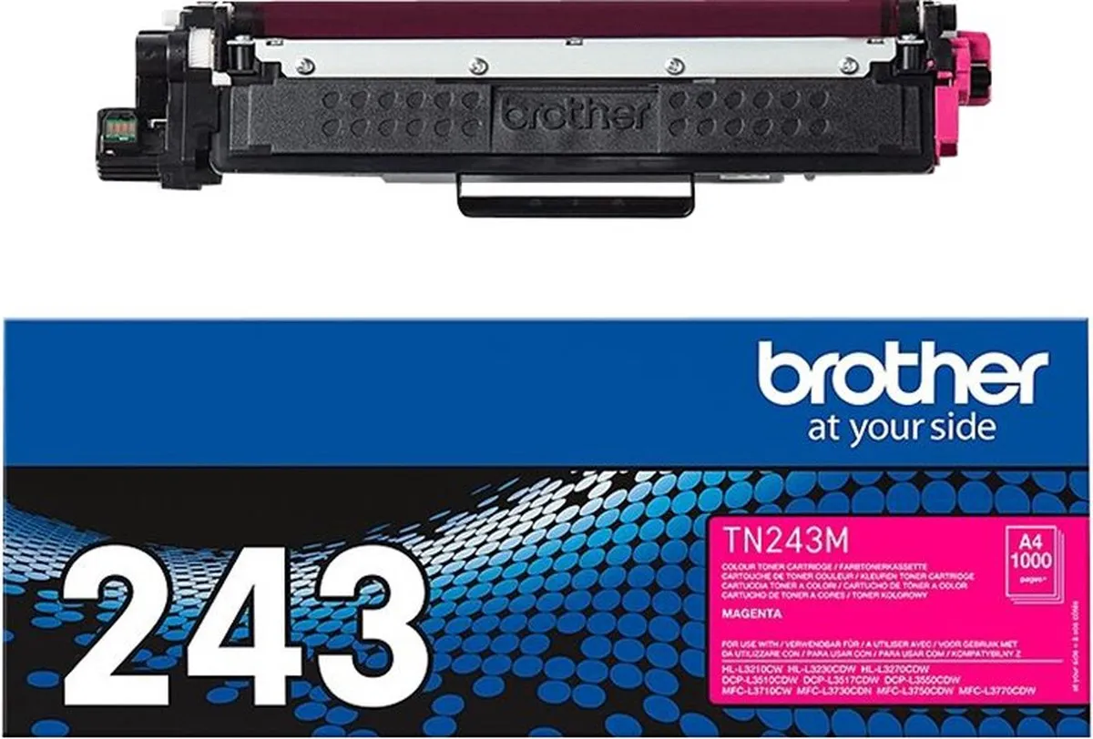 Brother TN243M Magenta Tonercartridge - 1000 Pagina's