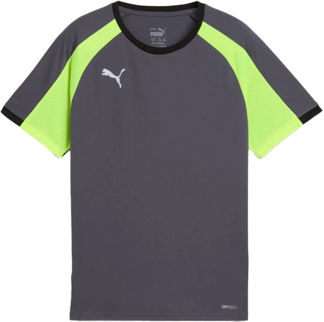 PUMA IndividualLIGA Jersey Shirt Junior 659527-08 - Maat 164 - Grijs-Groen