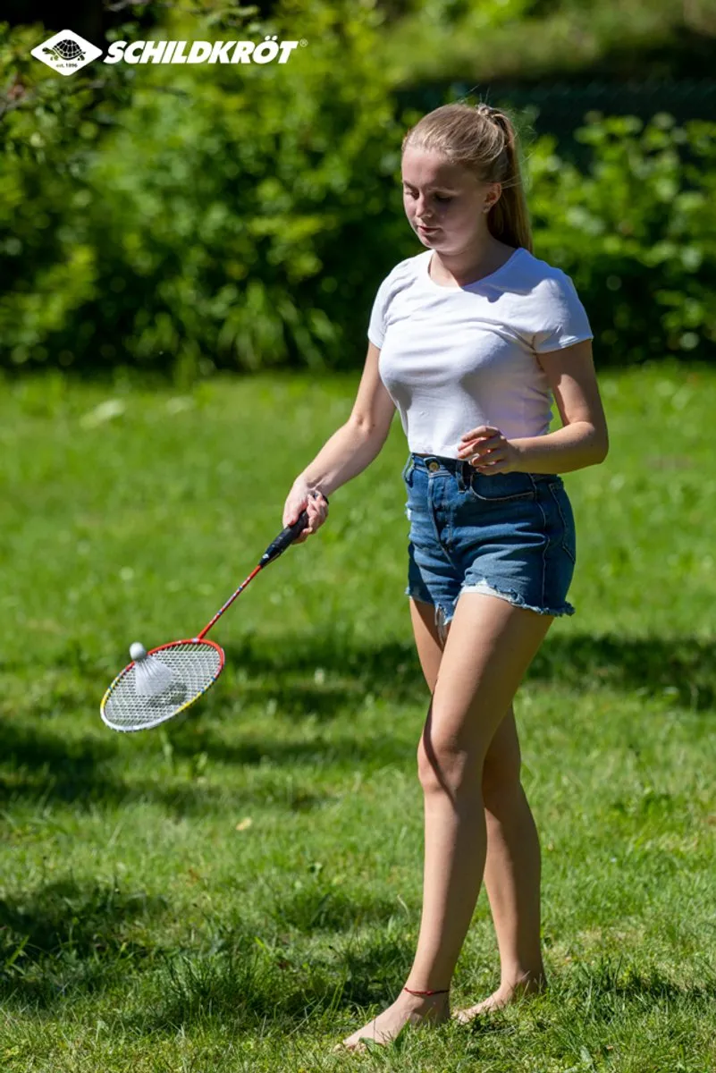 Schildkröt Badminton Set 2 Spelers - Rood