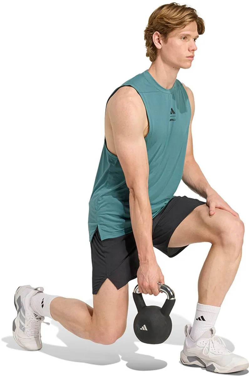Adidas Les Mills Mouwloos T-shirt XS - Teal