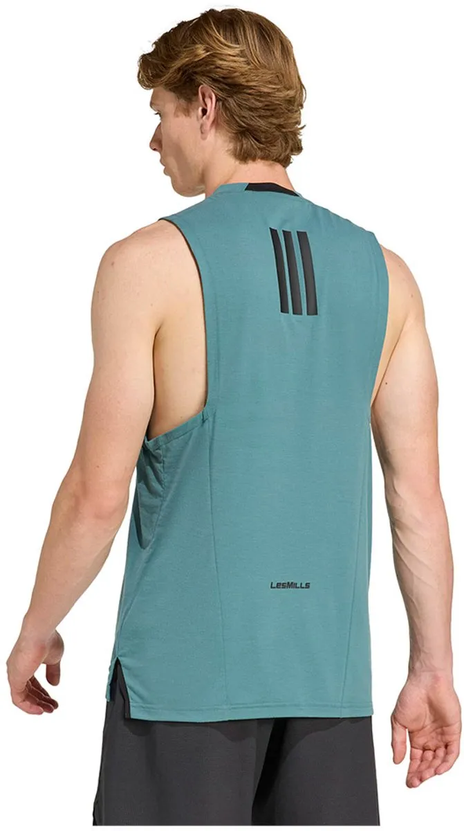 Adidas Les Mills Mouwloos T-shirt XS - Teal