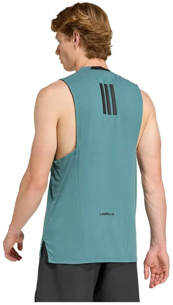 Adidas Les Mills Mouwloos T-shirt XS - Teal