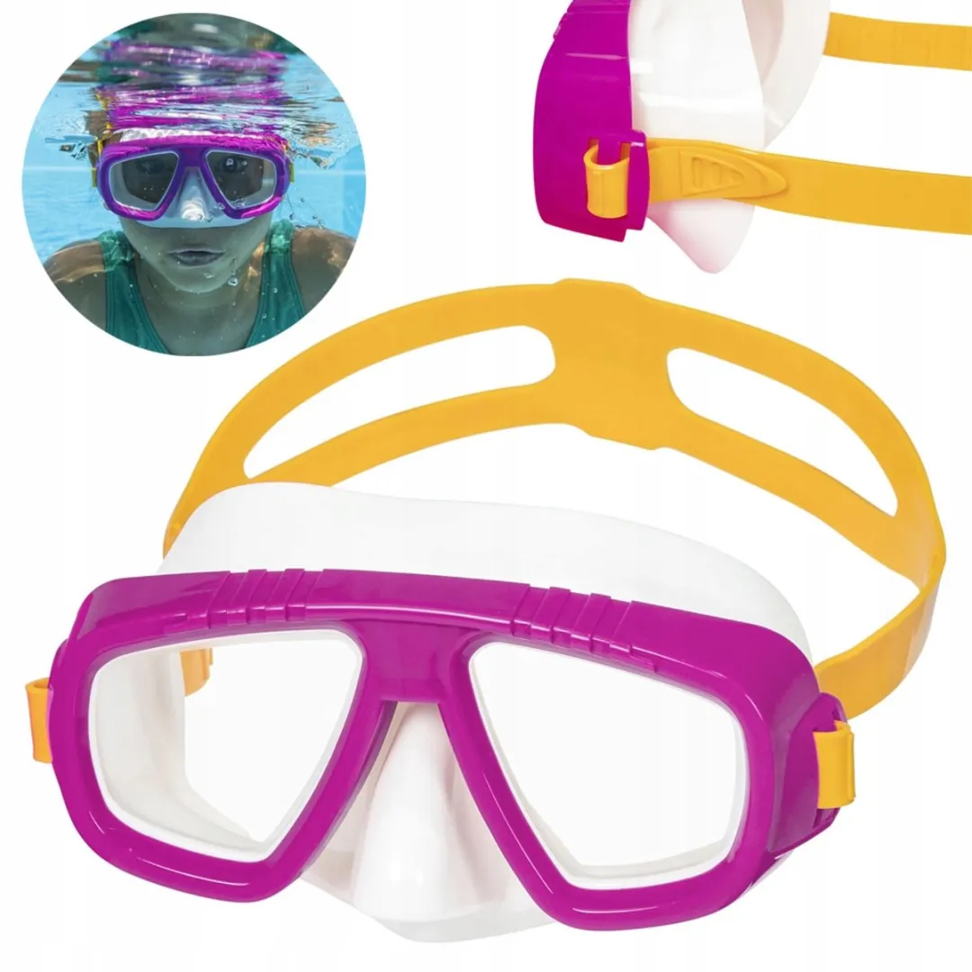 Bestway Zwembril Snorkel Roze