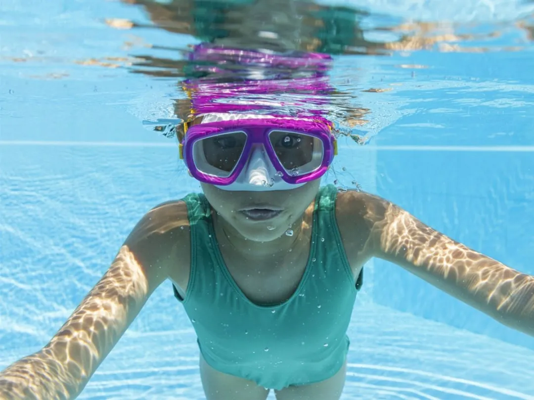 Bestway Zwembril Snorkel Roze - UV-bescherming 3+