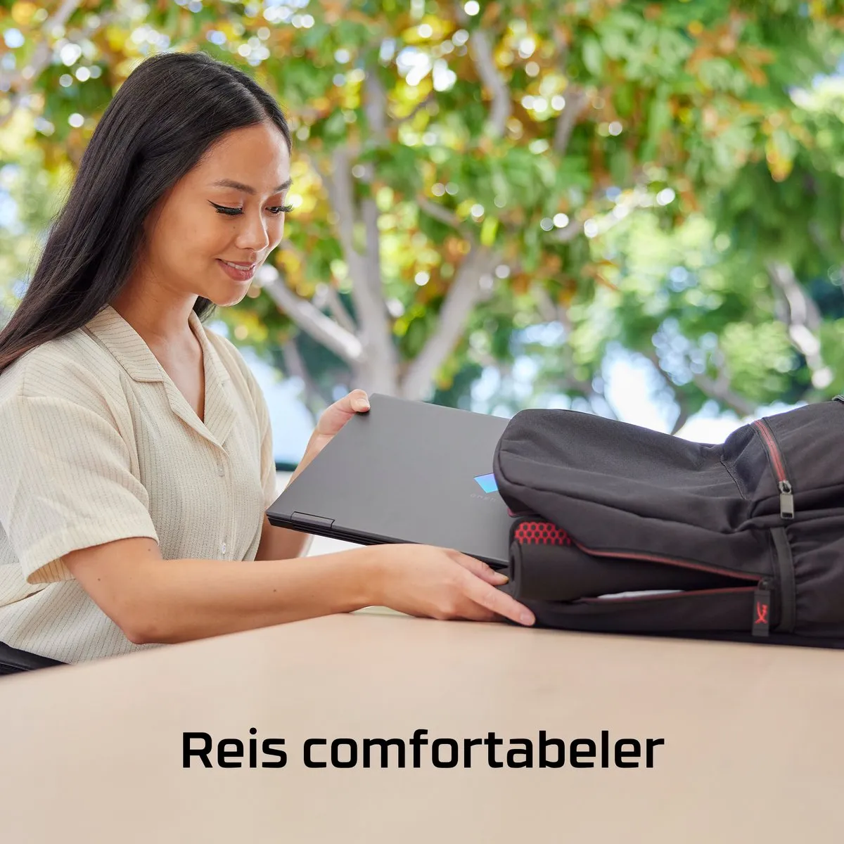 HyperX Delta Backpack 8C524AA - Zwart/Rood - afbeelding 6 van 6