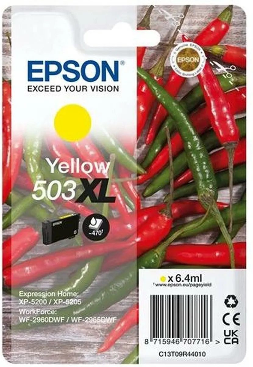 Epson 503XL Geel Inktcartridge C13T09R44010