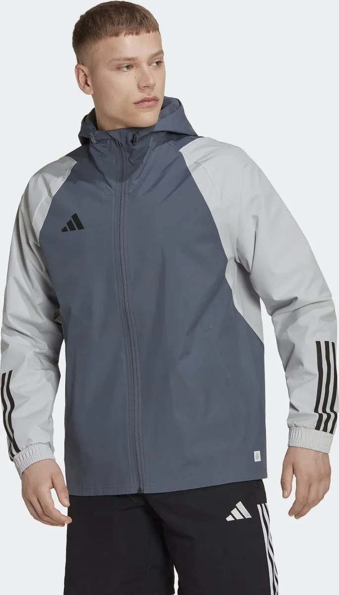 adidas Performance Tiro 23 Competition All-Weather Jack Heren - Grijs XL