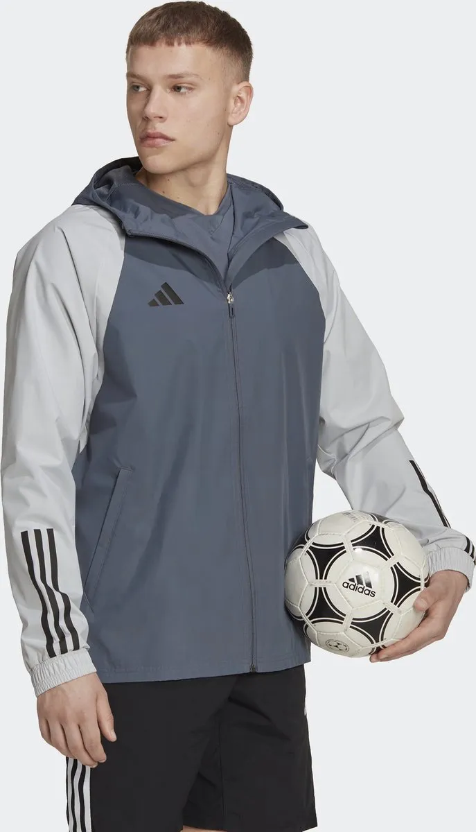 adidas Performance Tiro 23 Competition All-Weather Jack Heren - Grijs XL