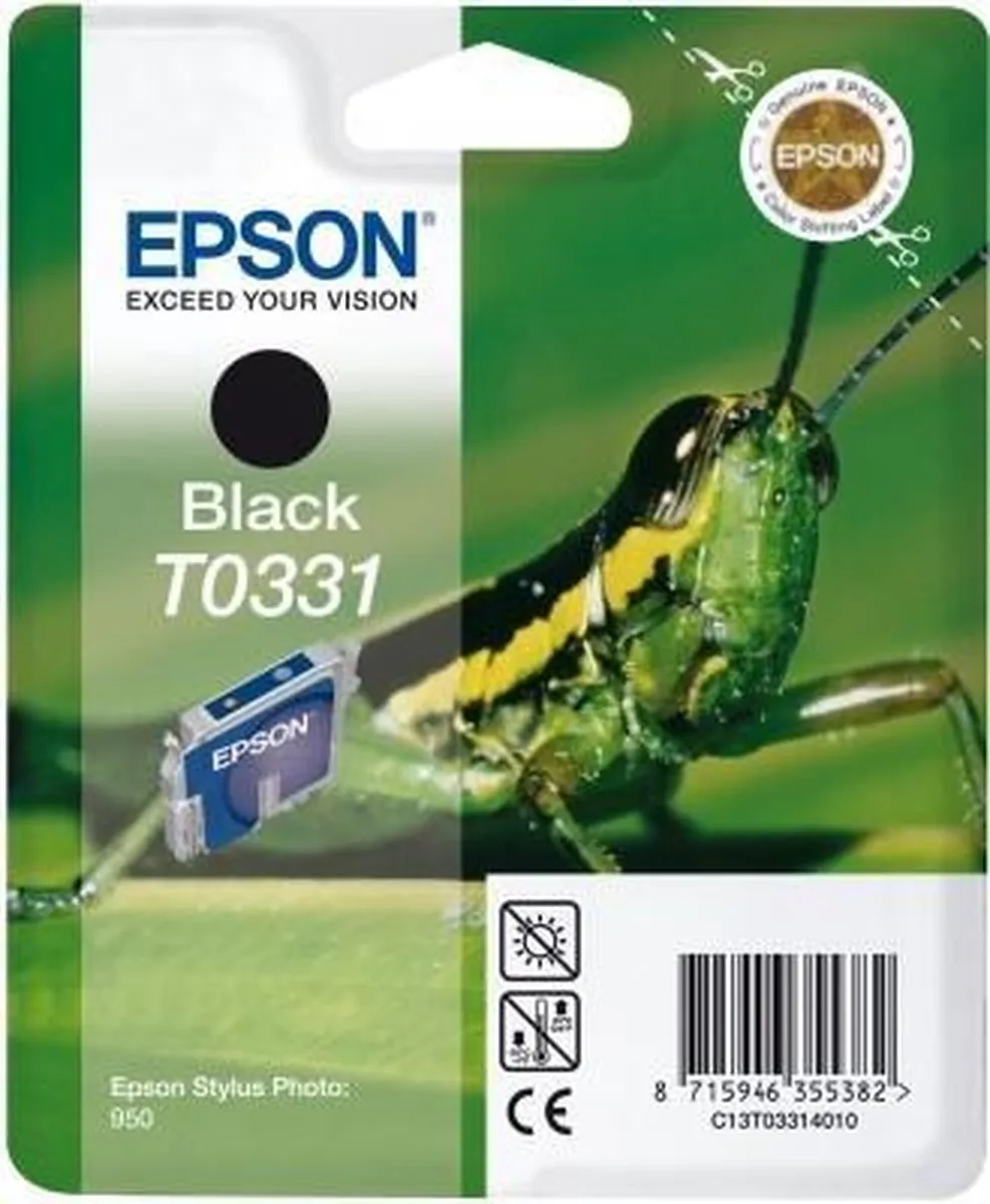 Epson T033 Inktcartridge Zwart - 630 pagina's