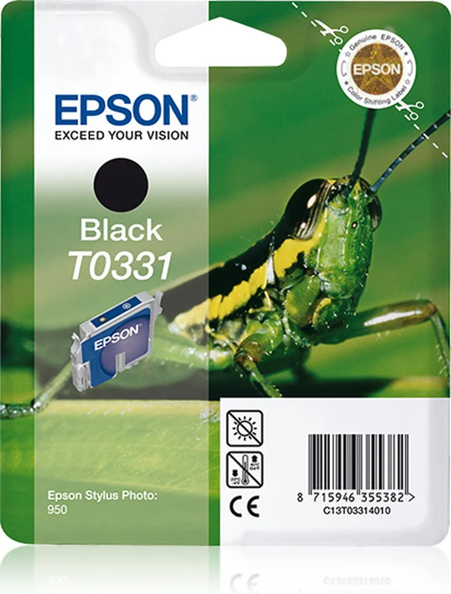 Epson T033 Inktcartridge Zwart - 630 pagina's