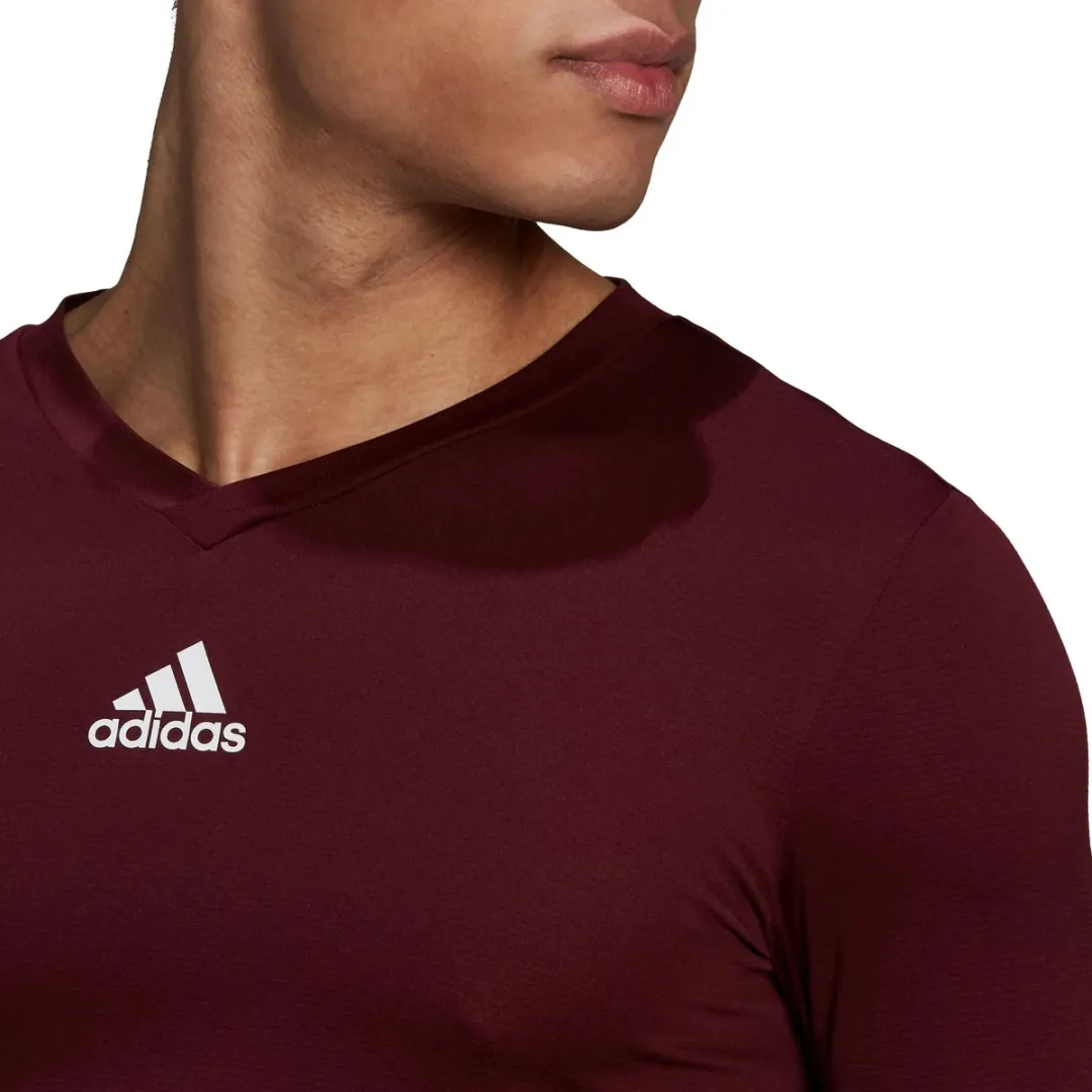 adidas Team Base Tee Youth GN7510 - Kinder T-shirt 152 - Rood
