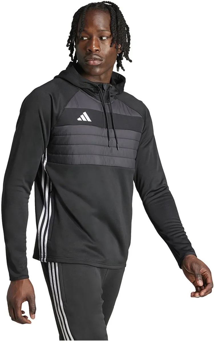 Adidas Tiro 25 Essentials Winterized Training Hoodie - Zwart XL