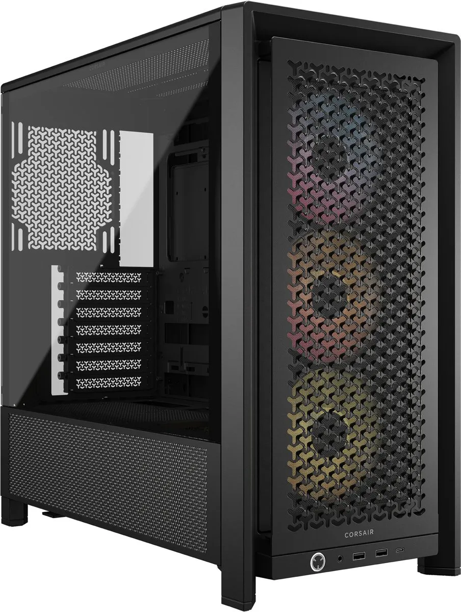 Corsair Frame 4000D RS ARGB Miditower - 3x 120mm ARGB ventilatoren - Zwart