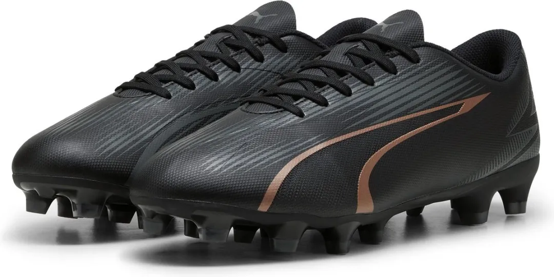 PUMA Ultra Play FG/AG Heren Sportschoenen - 42.5 - Zwart/Copper Rose
