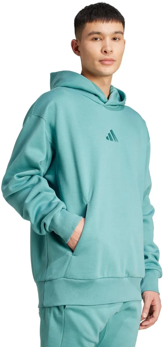 Adidas ALL SZN Fleecetrui Heren - Turquoise XL