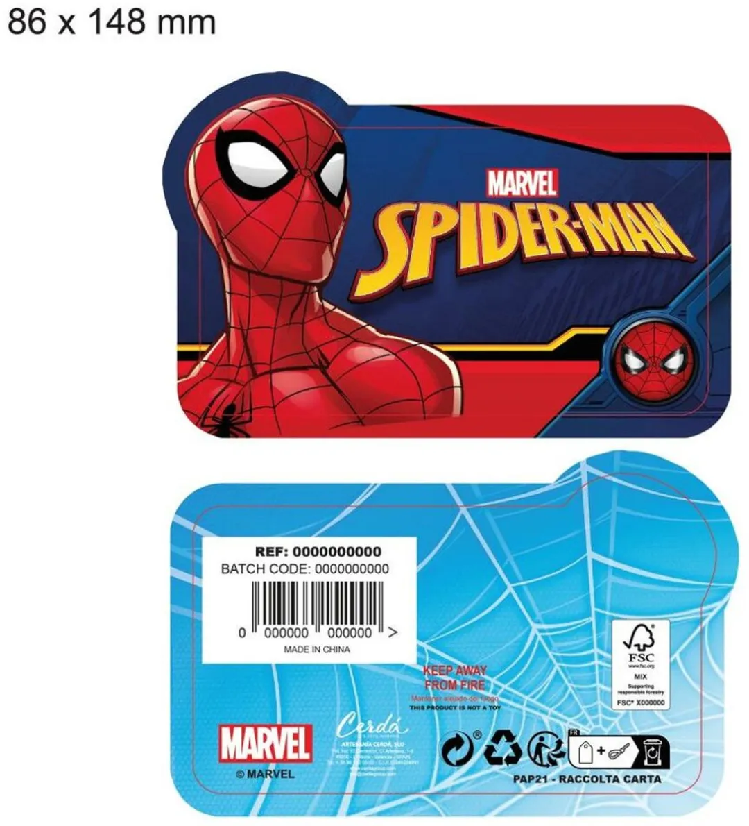 Spider-Man Kindermuts - Multicolor One Size