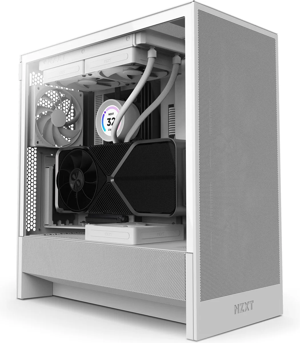NZXT H5 Flow 2024 ATX Behuizing - Wit
