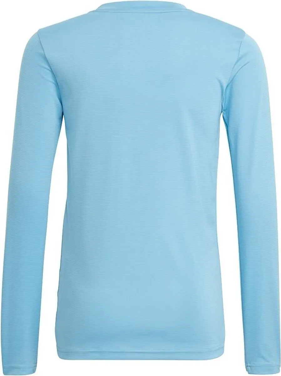 adidas Team Base Tee Youth GN7512 - Kinder T-shirt Voetbal - 116 - Blauw