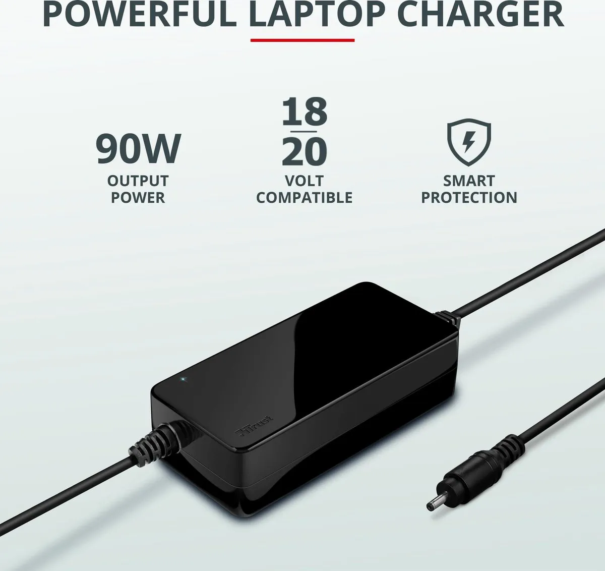 Trust Nexo 90W Laptop Adapter 23322 - Acer 3mm - Zwart